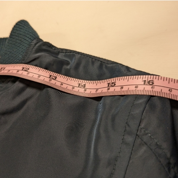 ๐๐ Anthropologie Hei Hei Journey Satin Bomber Jacket, M - Picture 10 of 15